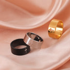 COOLTIME Gothic Cross Couple Rings Stainless Steel Silver Color Jesus Cross Finger Ring for Men Women Punk Jewelry Wedding Gift