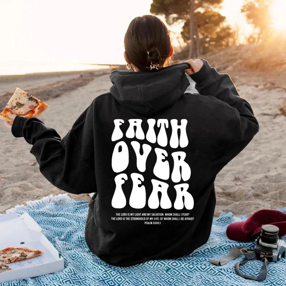Faith Over Fear Graphic Hoodie