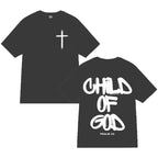 Summer New Edition Bible Christian Doctrine Jesus Pattern Men T-shirt 100%Cotton Loose Casual Style Street Retro Trend Versatile