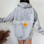 Aesthetic Christian Hoodie Be The Light Sunset Hoodie Christian Streetwear Bible Verse Sweatshirt Christian Merch Jesus Hoodies