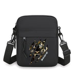 Christianity Retro Men Women Shoulder Bag，harajuku Lion and Cross Street Style Mobile Phone Bag，unisex Jesus Small Crossbody Bag