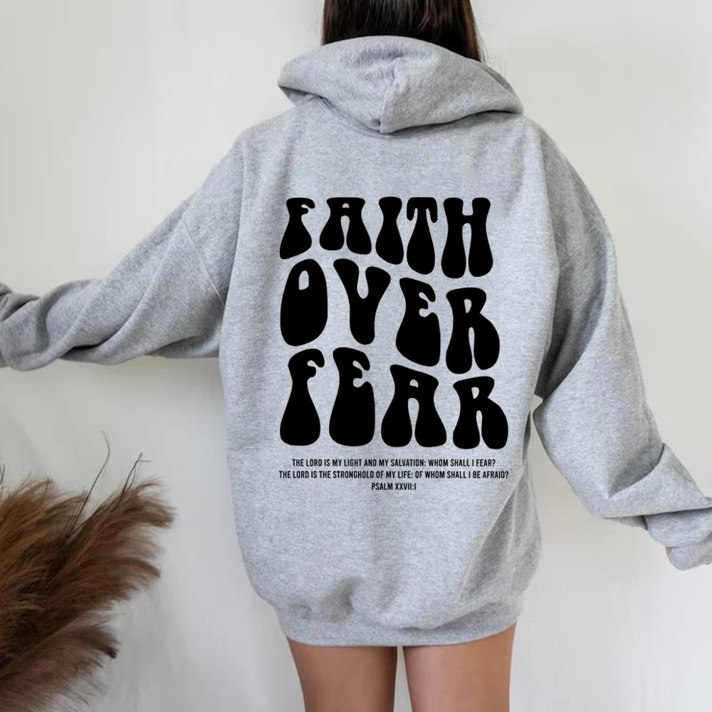 Faith Over Fear Graphic Hoodie