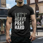Lift Heavy, Pray Hard Tee