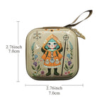 Virgin Mary Jesus Prayer Rosary Bag Religious Jewelry Storage Box Prayer Beads Rosary Box Christian Gifts 7x7cm