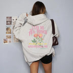 Christian Floral sweatshirt hoodie gift for her Bible verse Hoody Jesus aesthetic sweater Words on back crewneck Faith apparel