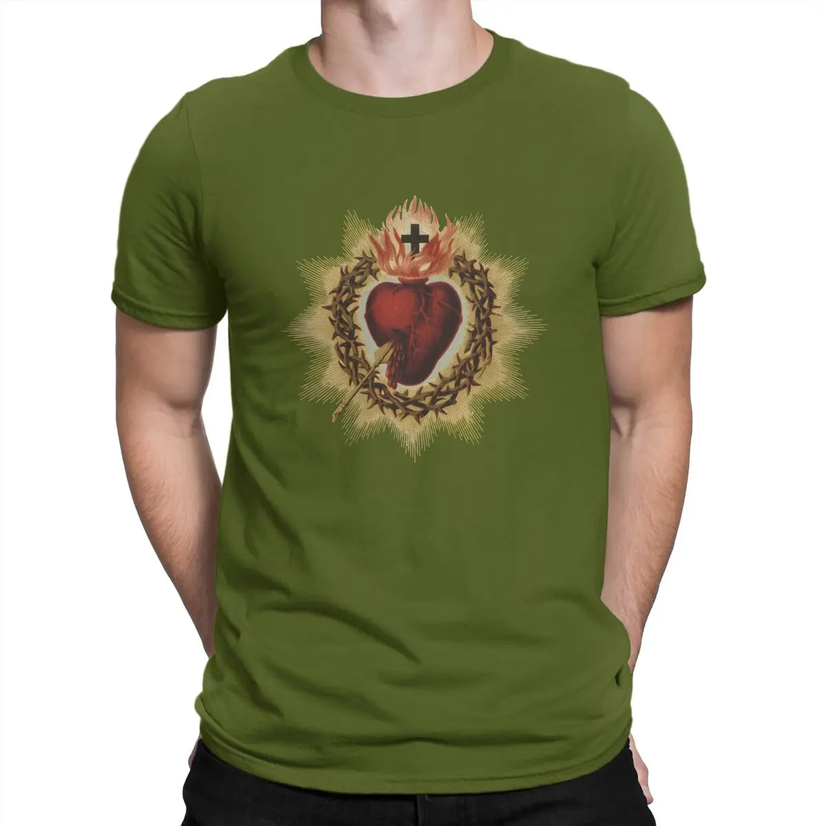 Sacred Heart  Catholic T Shirt
