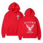 Christian Jesus Faith Over Fear Bible Verse Hoodies Men Fabric Street Fashion Hoodie Casual Street Sweatshirt Cyberpunk Style
