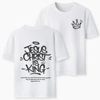 2026 Summer New Style Jesus Christ Is King Christian High-quality Casual Breathable Round-neck T-shirt for Both Men and Women