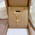 Zircon Cross Necklace