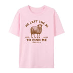 He Left 99 Women's Retro Christian Inspirational T-shirt Bible Scripture T-shirt Jesus God Pattern T-shirt Top Religious Gift