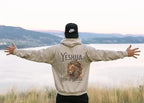 Yeshua Hoodie Spiritual Sweatshirt Baptism Gift Lion Hoodie for Men Bible Verse Scripture Hoody Jesus Hoodie Christian Unisex