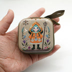 Virgin Mary Jesus Prayer Rosary Bag Religious Jewelry Storage Box Prayer Beads Rosary Box Christian Gifts 7x7cm