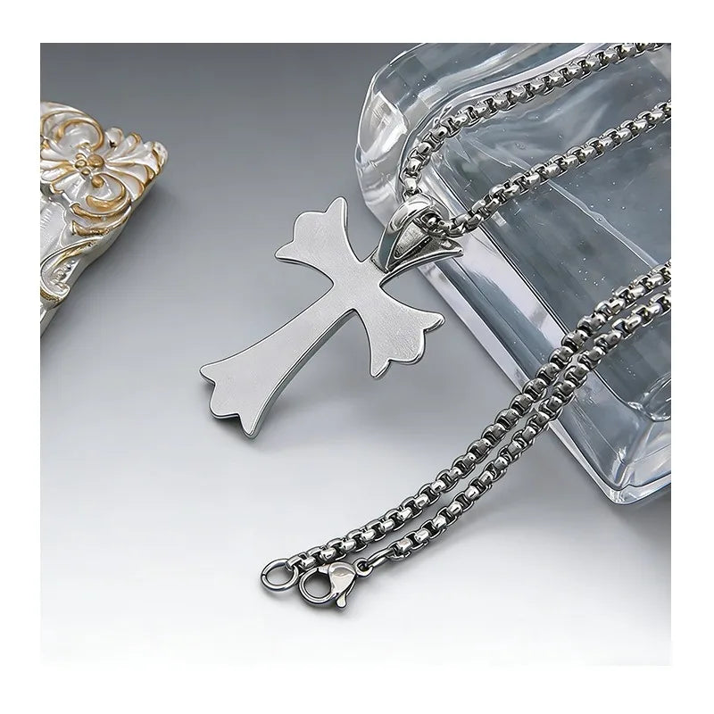 Pearl Cross Necklace