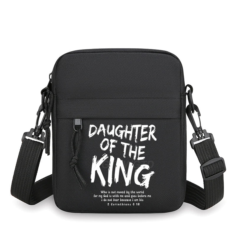 Christianity Retro Men Women Shoulder Bag，harajuku Lion and Cross Street Style Mobile Phone Bag，unisex Jesus Small Crossbody Bag