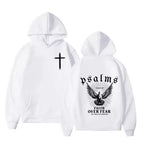 Christian Jesus Faith Over Fear Bible Verse Hoodies Men Fabric Street Fashion Hoodie Casual Street Sweatshirt Cyberpunk Style