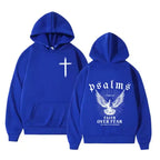 Christian Jesus Faith Over Fear Bible Verse Hoodies Men Fabric Street Fashion Hoodie Casual Street Sweatshirt Cyberpunk Style