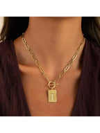 Rectangle Cross Necklace