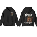 Yeshua Hoodie Spiritual Sweatshirt Baptism Gift Lion Hoodie for Men Bible Verse Scripture Hoody Jesus Hoodie Christian Unisex