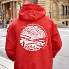 Psalm 23 Christian Hoodie Religious Bible Verse Sweatshirt Vintage Fun Graphic Simple Style Unisex Casual 2Sided Winter Hoodies