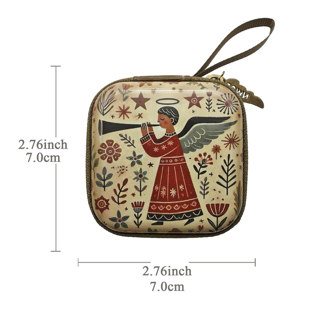 Virgin Mary Jesus Prayer Rosary Bag Religious Jewelry Storage Box Prayer Beads Rosary Box Christian Gifts 7x7cm