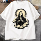 Virgin Mary Unisex Graphic Tee Short Sleeve