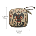 Virgin Mary Jesus Prayer Rosary Bag Religious Jewelry Storage Box Prayer Beads Rosary Box Christian Gifts 7x7cm