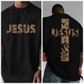 2026 Summer Christian Style Jesus Cross Pattern Printed T-shirt Men's Women's Plus Size Casual Short Sleeve Crew Neck Cotton Tee