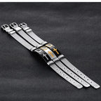 Black Gold Plated Cross Stainless Steel Bracelet for Men, Chain Jewelry Accessory, Punk Bracelets, High Quality