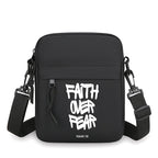 Christianity Retro Men Women Shoulder Bag，harajuku Lion and Cross Street Style Mobile Phone Bag，unisex Jesus Small Crossbody Bag