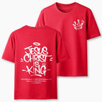 2026 Summer New Style Jesus Christ Is King Christian High-quality Casual Breathable Round-neck T-shirt for Both Men and Women