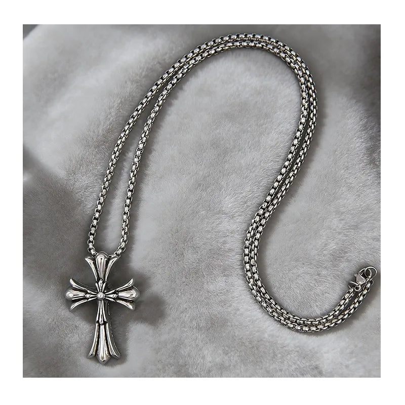 Pearl Cross Necklace