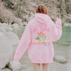 Christian Floral sweatshirt hoodie gift for her Bible verse Hoody Jesus aesthetic sweater Words on back crewneck Faith apparel