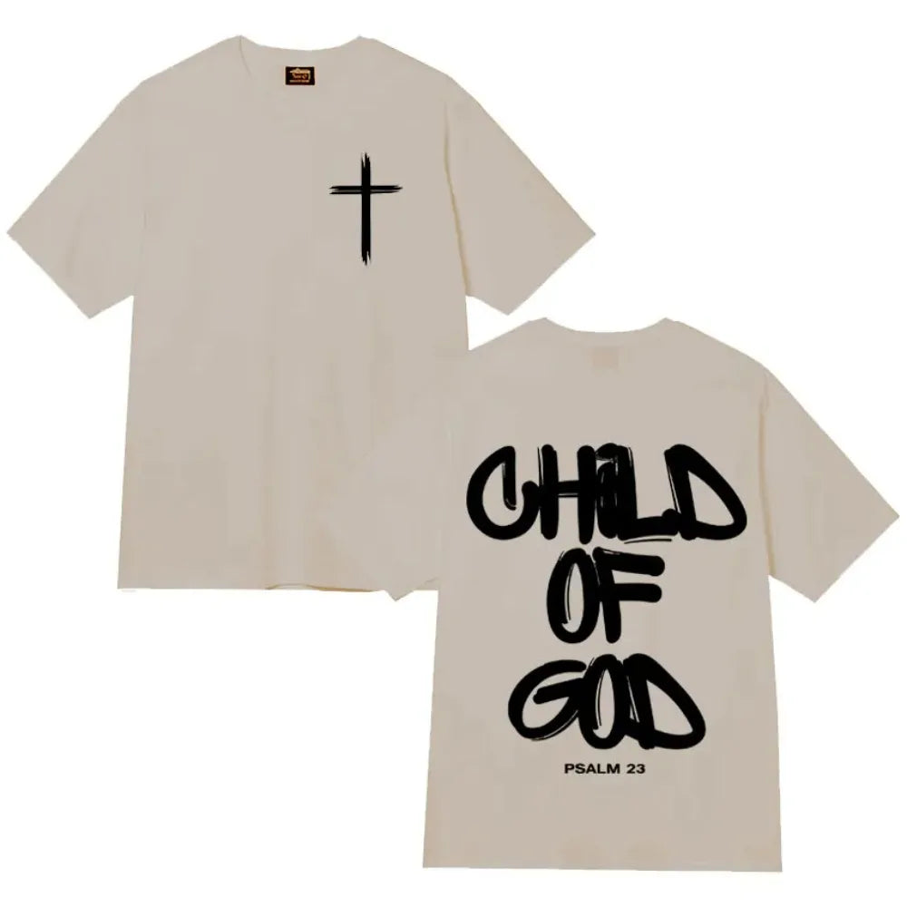 Summer New Edition Bible Christian Doctrine Jesus Pattern Men T-shirt 100%Cotton Loose Casual Style Street Retro Trend Versatile