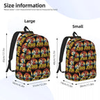 Jesus Has Your Back Jiu Jitsu Christian Student Backpack School Bag Hiking Travel Daypack for Boys Girls Bookbag Shoulder Bags