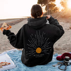 Aesthetic Christian Hoodie Be The Light Sunset Hoodie Christian Streetwear Bible Verse Sweatshirt Christian Merch Jesus Hoodies